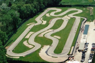 la piste vue du ciel